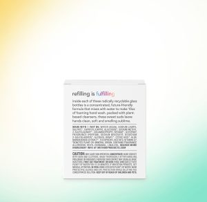 foaming hand wash: 2-pack concentrated refill – sea minerals. 2 fl oz